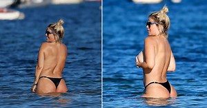 Tras las repercusiones por sus fotos, Wanda Nara mostró el video de su topless en Ibiza