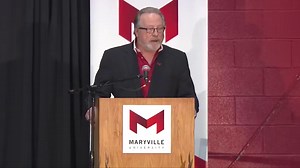 SPECIAL DAY: One of the most prestigious awards that Maryville University bestows is the Myrtle E. and Earl E. Walker Medal. The award is given annually to recognize outstanding contributions or achievement in the field of Health and Wellness. This year, Maryville is proud to award the Walker Medal to all Maryville nursing alumni, students, and educators. Maryville University President Mark Lombardi, PhD, presented the Walker Medal to the Maryville nursing community during the 2022 Nurse Pinning