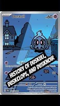 History of Duskull, Duskclops and Dusknoir #pokemon #pokemonlore #pokemontcg #pokemoncards