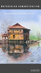 WATER REFLECTION ￼￼ Watercolor demonstration❤️👍￼ Full video drawing tutorial by Ranjan/Watercolor Artist❤️🎨 #ranjanwatercolorartist #fbpost2025 #fbreelsvideo #reelsfacebook #reelsviral #reelschallenge #fbviral #FBVIDEO #videoviral #videos #fb #watercolor #reelsviralfb #trendingreels #viewers #draw #follower #artist #artwork #artgallery #scenery #watercolourpainting #demonstration #followerseveryone #followersreels #follow #art #nature #reflection @topfans | Ranjan/Watercolor Artist