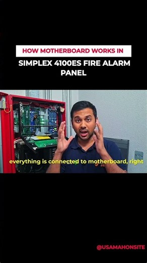 How the Simplex 4100ES Motherboard Works 🔥 | Fire Alarm Panel Explained