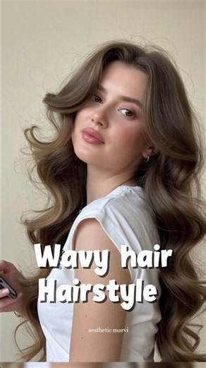 Wavy Hairstyle 🍥 #fypシ゚viral #hairstyles #glowup #viralshorts