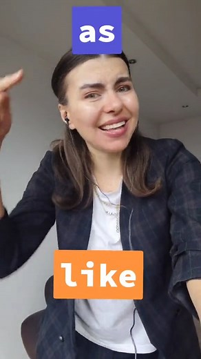 as vs like?? difference?! #learnenglish #english #vocabulary #englishteacher #ielts #englishvocabulary #studyenglish #englishlearning #grammar #englishtips #speakenglish #englishlanguage #englishgrammar #ingles #learning #s #learningenglish #englishclass #toefl #learnenglishonline #esl #education #aprenderingles #idioms #learn #language #englishcourse #ingl #englishonline #englishlesson | I’m Fine