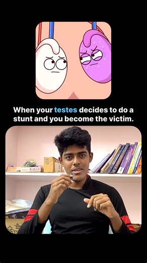 [Day 26/100] What happens if your testes twist?🍆🍒 #shorts #medical #facts