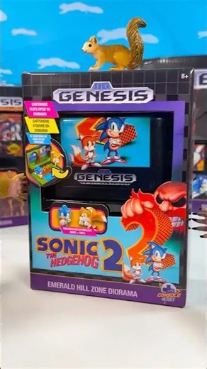 Console heroes Sonic SEGA Genesis micro dioramas #consoleheroes #sonic #toys