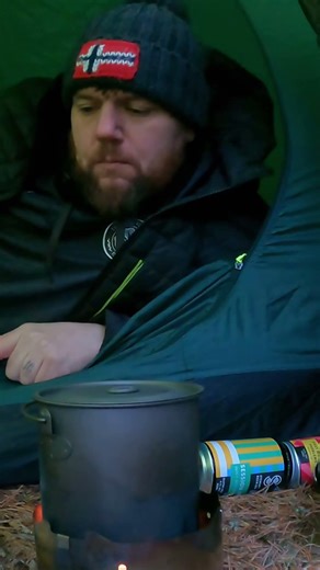 Winter Camping, Cooking With Titanium Cook Kit