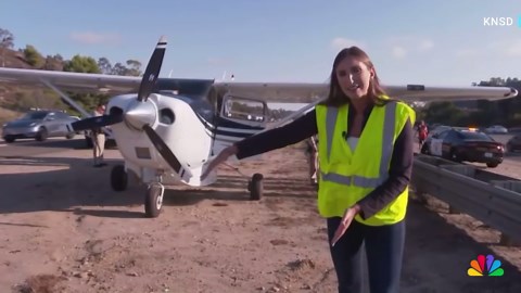 Small airplane makes emergency landing on Southern California freeway