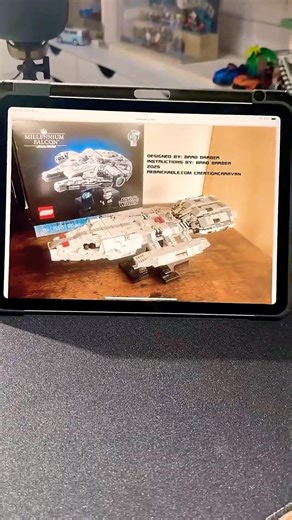 Transforming the LEGO Midi Falcon into the Nostromo! 👽🏗️ #youtubeshorts #lego