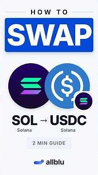 How to Swap Solana (SOL) to USDC on Solana