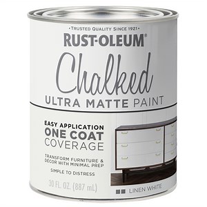 Rust-Oleum 887ml Linen White Ultra Matt Chalked Paint
