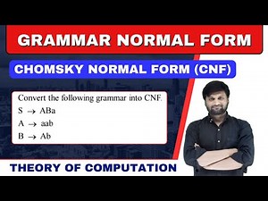 Chomsky Normal Form | CNF | Normal form of CFG | Conversion of CFG to CNF | TOC | FLAT | Example-2