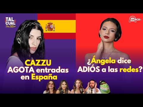 #Cazzu triunfa en España + #Ángela se despide de redes