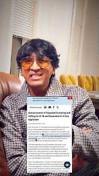 New H-1B Rule: Social Media Must Be Public? Explained in 1 Minute!