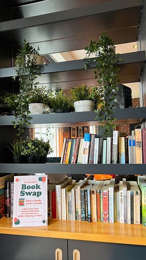 Book Lovers, Listen Up! 📚🌿 #kcpeaches We’re thrilled to announce our new Book Swap at KC Peaches Dame Street! 📖✨ Located in our cosy tea room, it’s the perfect space where you can immerse yourself in the joy of reading. 🌅📚 Here’s how it works: Pick a book that catches your eye and take it home to enjoy. And bring a book you’ve already devoured to share with fellow bookworms. 📚🔄 Welcome to our Book Swap! 🌈📚 Discover new worlds, explore different genres, and create beautiful connections t