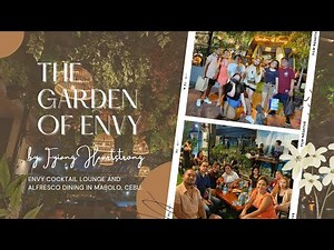 [4KHD] A MUST VISIT IN CEBU‼️ GARDEN OF ENVY | ALFRESCO DINING