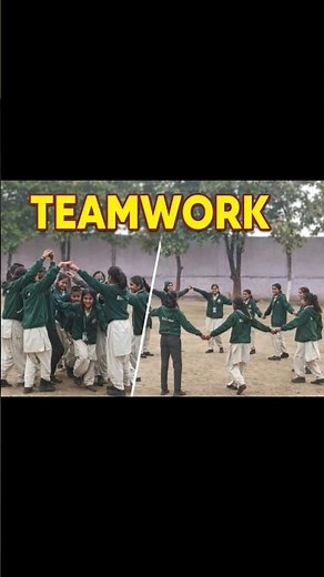Amazing Teamwork Activity Students Make Circle Without Leaving Hand Team Building #viralsong