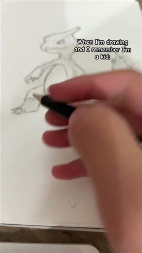 When I’m drawing and I remember I’m a kid: