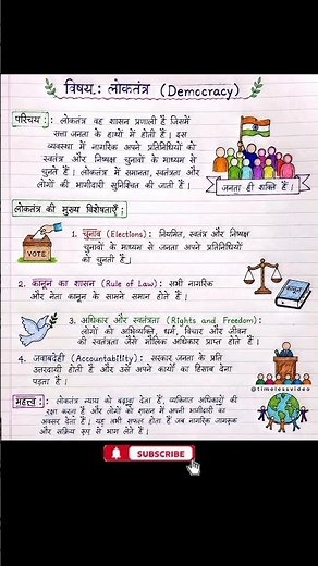 Understanding Democracy in simple terms! 🗳️✨ #shorts