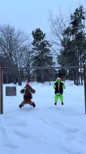 Just out here living life on extended recess with my pal Grinch. #bigfoot #upperpeninsula #bigfootisreal #yooper #upnorth