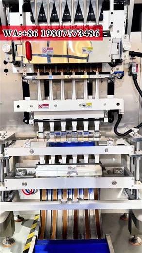 coffee powder packing machine,3 in 1 instant coffee packaging machine with 6 lane #packingmachine