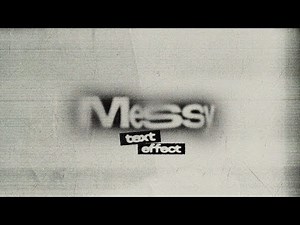 Blurry Distorted Text Effect in Adobe Photoshop