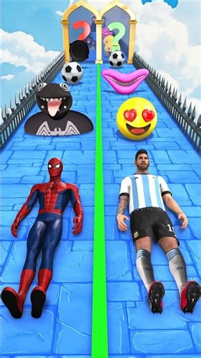 GTA V New Kiss or Save Run Spider-man vs Messi Funny Epic Challenge! #spiderman #gta5