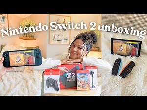 cozy & casual unboxing of Nintendo Switch 2!!🤎