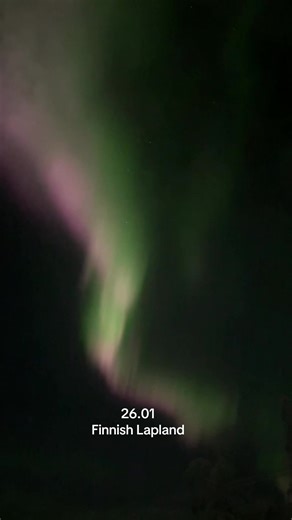 Tonight the sky decided to dance for us, and a dream became reality❄️🇫🇮✨#laplandfinland #northernlights #auroraboreal #rovaniemi #lapland