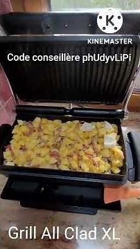 Tartiflette au grill All Clad XL