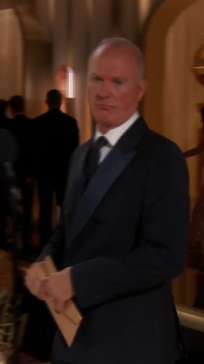 Michael Keaton Announces Best Director Winner at Golden Globes 2024