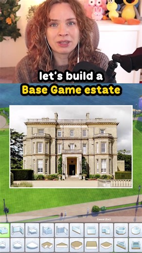 Let’s build a royal estate using only the Base Game in The Sims 4 👑 🔴 full video on youtube.com/simmary #thesims4 #gaming #design