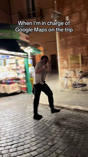 Exploring a Dark Alley in Rome