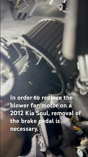 2012 Kia Soul Blower Fan motor Replacement