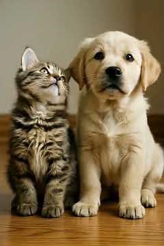 😍 Adorable Cat & Dog Duo: Cuteness Overload! 🐾