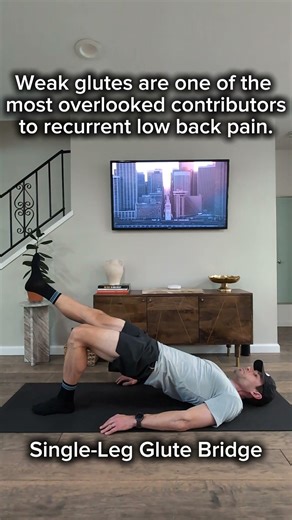 One of the best exercises for back pain isn’t a back exercise. Use this Glute Bridge Progression.