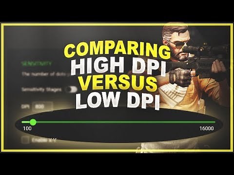 Comparing High DPI vs Low DPI