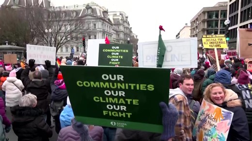 15K views · 642 reactions | Thousands of demonstrators gathered in Washington to protest President-elect Donald Trump's inauguration, with many voicing their concerns on issues ranging from the Israel-Hamas conflict to climate change https://reut.rs/3Co0MD5 | Reuters | Facebook