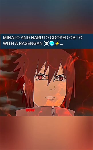 Minato and Naruto Cooked Obito by using Rasengan | Naruto Anime Reels