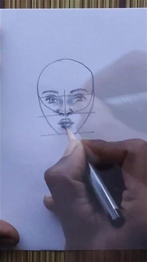 Easy face draw a beginners / new step drawing #drawing #art