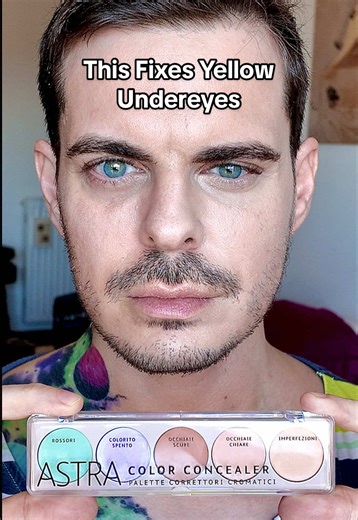 Fix Yellow Under-Eyes with Purple Concealer