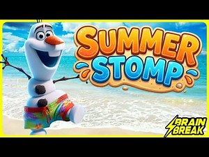 Summer Stomp ⚡️ Brain Break for Kids ⚡️ Coach W