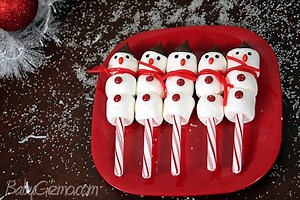 Candy Cane Snowman Tutorial (VIDEO)