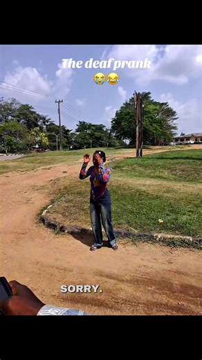 The deaf prank #fyp #publicinterview #prank #relateable #nigeriatiktok | prank
