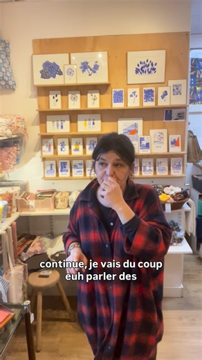 Tilt on Instagram: "Boutique tilt #boutiquetiltbrest Un jour une créatrice @aime_trema #linogravure #artiste #artistebretonne #bretagne"