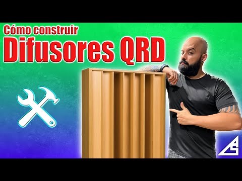 Cómo construir Difusores QRD (Residuo Cuadrático)
