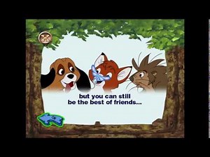 The Fox and the Hound: 25th Anniversary Edition - DVD Menu Walkthrough