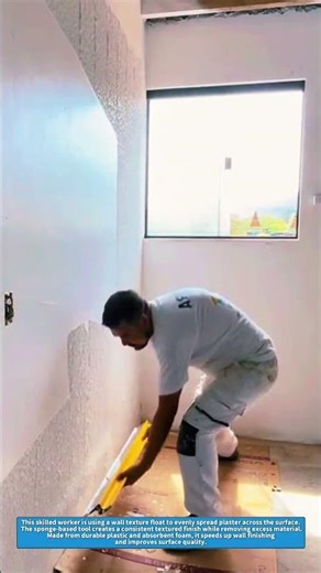 Fast & Clean Wall Plastering Using a Smart Texture Float