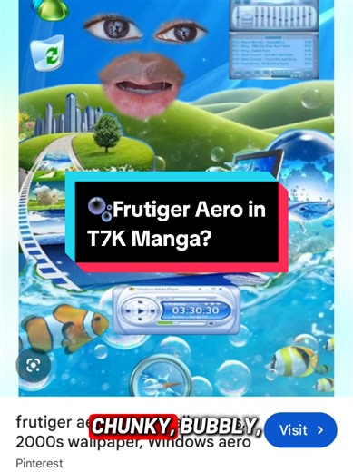 Exploring Frutiger Aero in T7K Manga Series