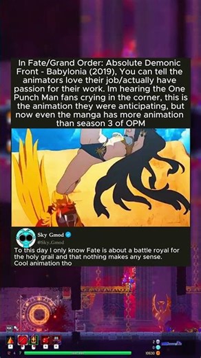 In Fate Grand Order Babylonia (2019), Animators Love Their Job