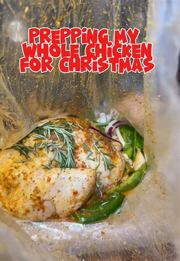 Making a Whole Chicken for Christmas Dinner